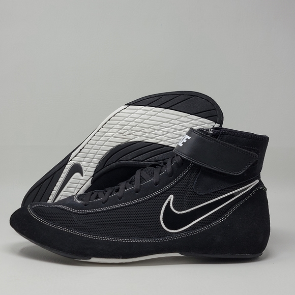 Nike Machomai Mid Boxing Shoes Mens Sz 14 Black 366683-001 Training Sneakers New